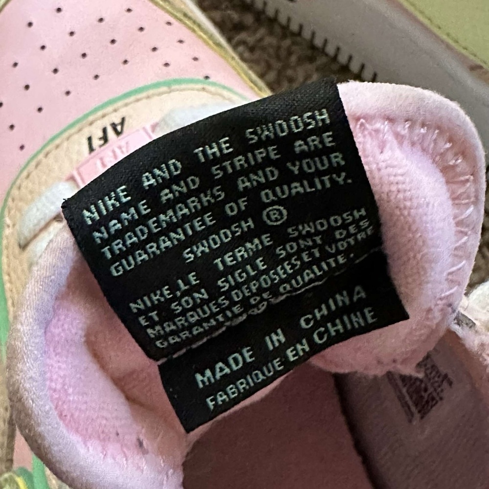 Nike Women's Air Force 1 Shadow - Pink and Green - Picture 4 of 4